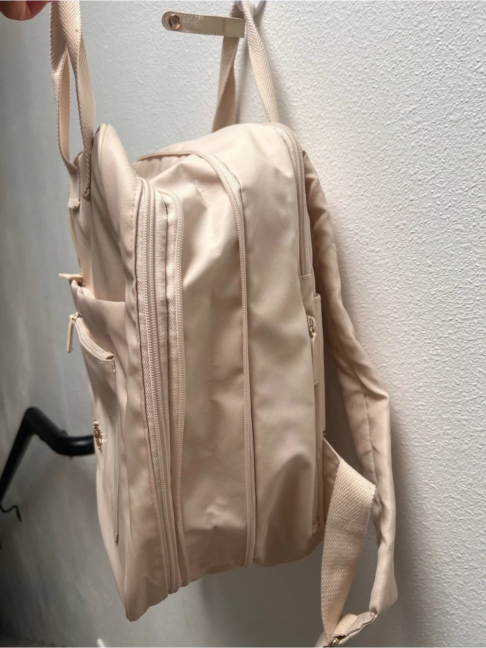 Beis The Expandable Backpack  in Beige